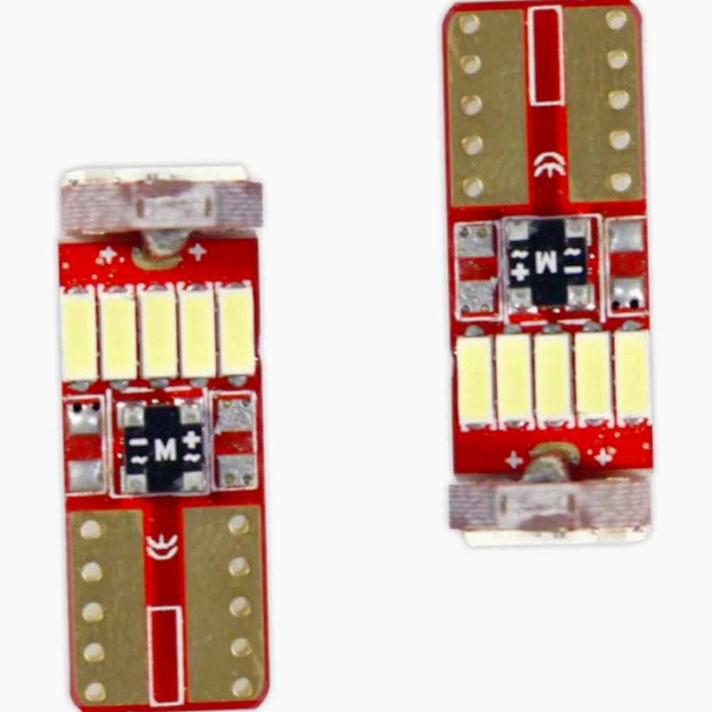 Luci posizione LED 15 SMD – 6000K 3W 12V T10 Canbus - ambraled
