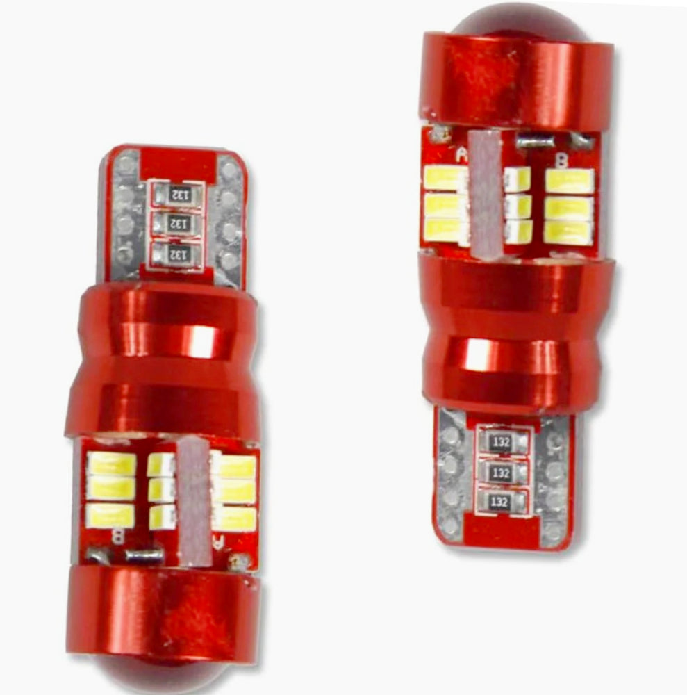 Luci posizione LED 6SMD – 6000K 8W 12V T10 Canbus - ambraled