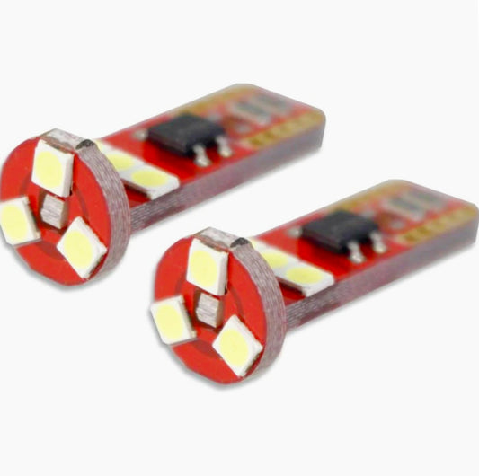 Luci posizione LED 9 SMD – 6000K 9W 12V T10 Canbus - ambraled