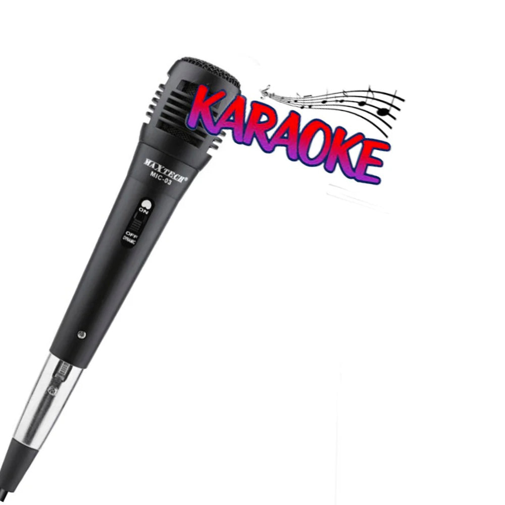 Microfono cablato – XLR + jack 6.3mm 2mt con tasto ON/OFF - ambraled