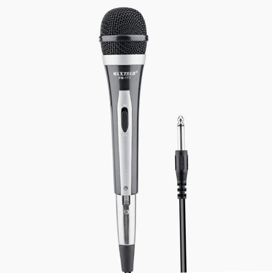 Microfono dinamico cablato – XLR + jack 6.3mm 2mt tasto ON/OFF - ambraled