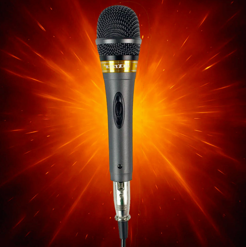 Microfono dinamico unidirezionale 18 cm cavo 3.20 metri XLR-JACK - ambraled