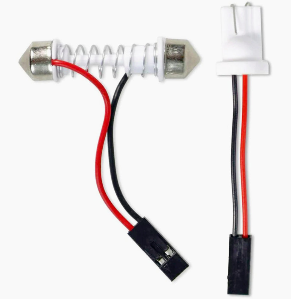 Luci pannello LED 12 SMD – 6000K 2W 12V T10 auto - ambraled