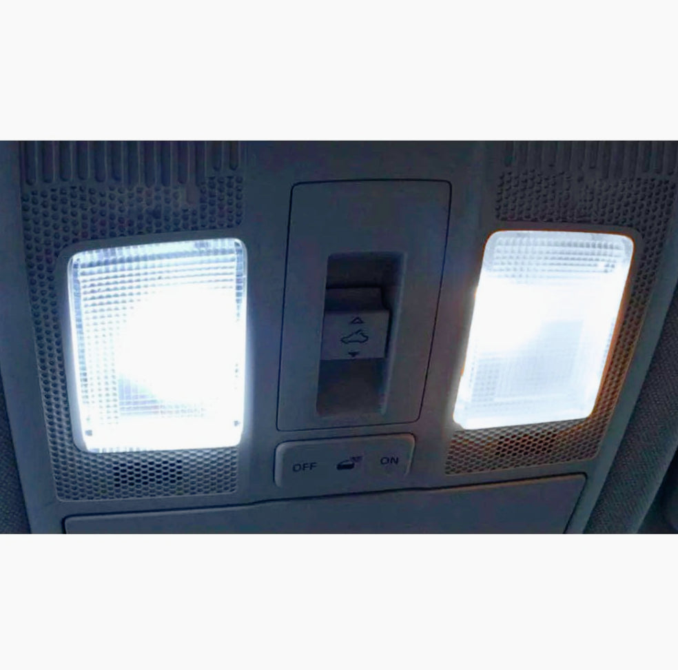 Luci pannello LED 24 SMD – 6000K 5W 12V T10 auto - ambraled