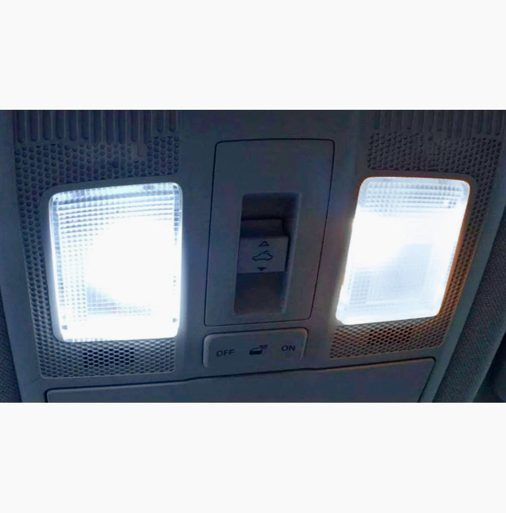 Luci pannello LED 9 SMD – 6000K 2W 12V T10 auto - ambraled