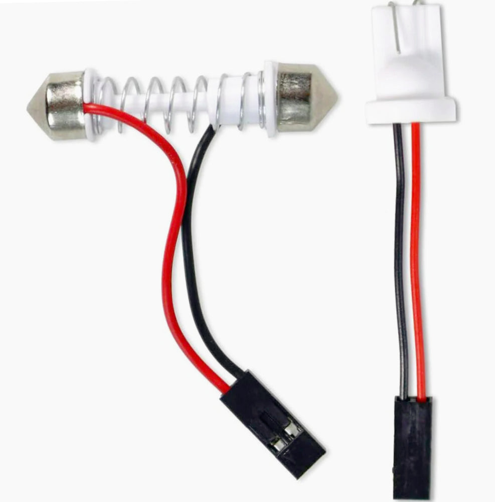 Luci pannello LED 9 SMD – 6000K 2W 12V T10 auto - ambraled