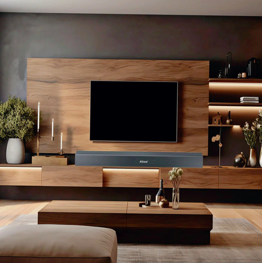 Soundbar Bluetooth 120W con subwoofer integrato – Uscite AUX e USB - ambraled