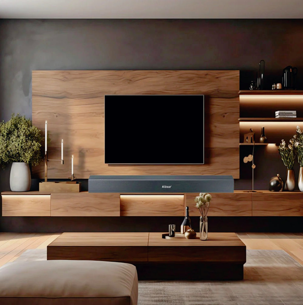 Soundbar Bluetooth 180W – Uscita AUX/USB, subwoofer integrato - ambraled