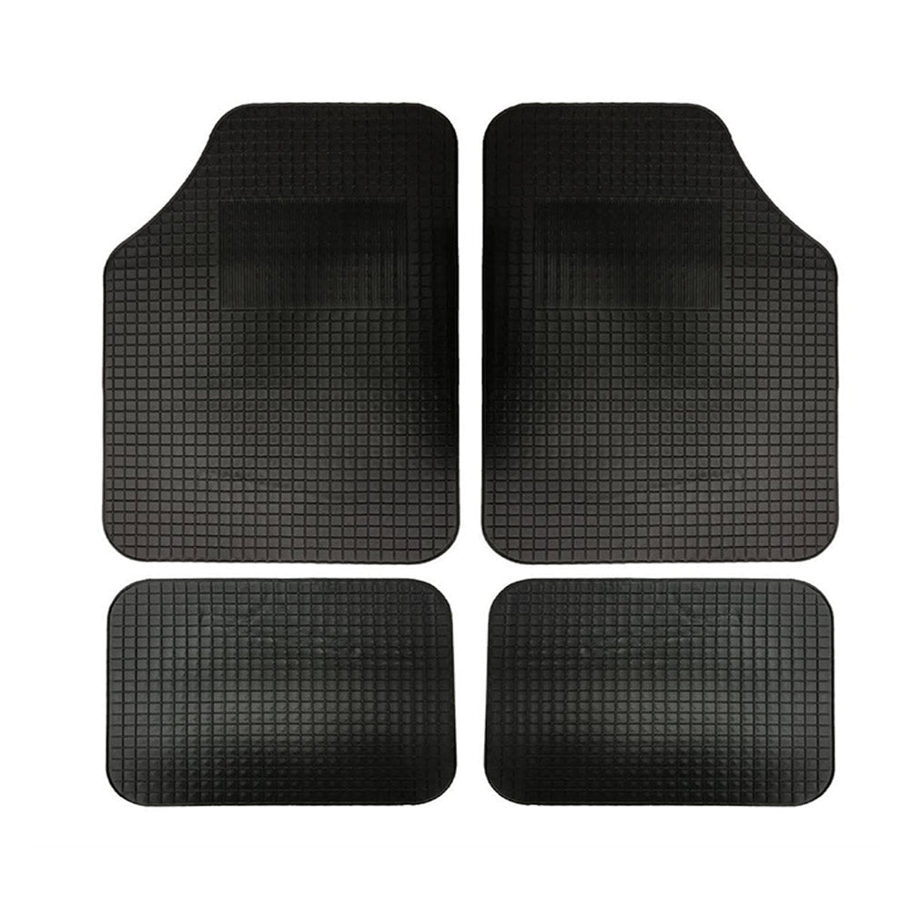 Tappetini auto universali 4 pezzi, anteriori posteriori antiscivolo - ambraled