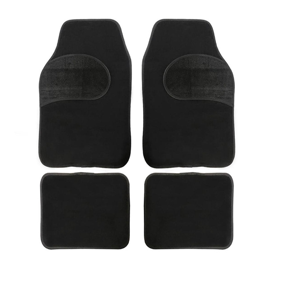 Tappetini auto universali 4 pezzi, anteriori posteriori antiscivolo - ambraled