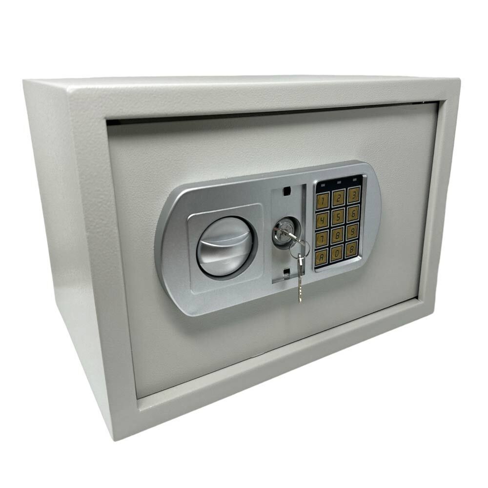 assaforte a muro digitale 35x25cm – combinazione + 2 chiavi - ambraled