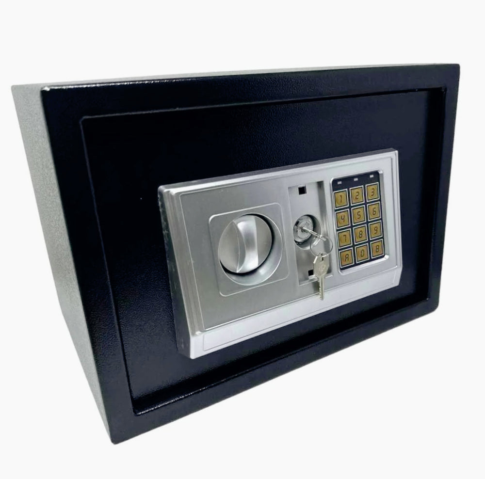 assaforte a muro digitale 35x25cm – combinazione + 2 chiavi - ambraled