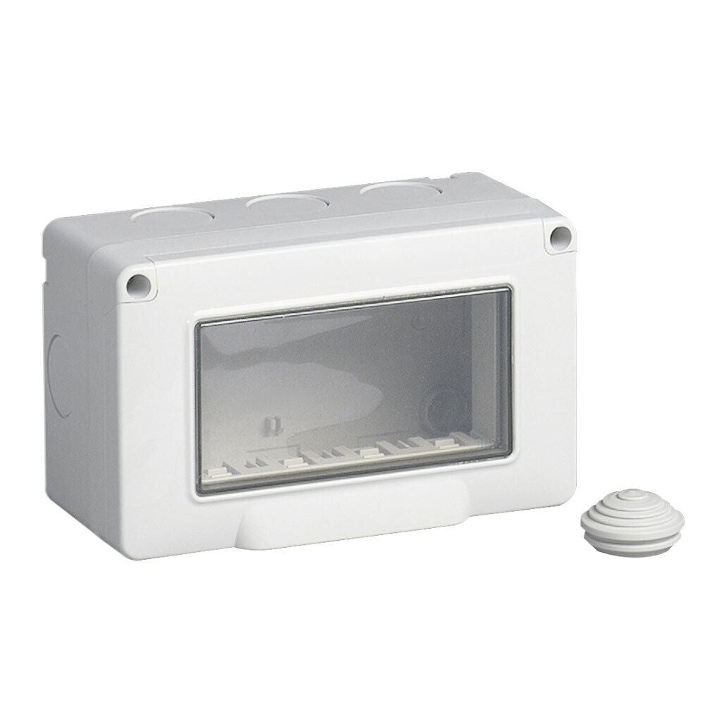 Cassetta Idrobox coperchio 2/3/4 posti – Vimar, IP55, piana - ambraled