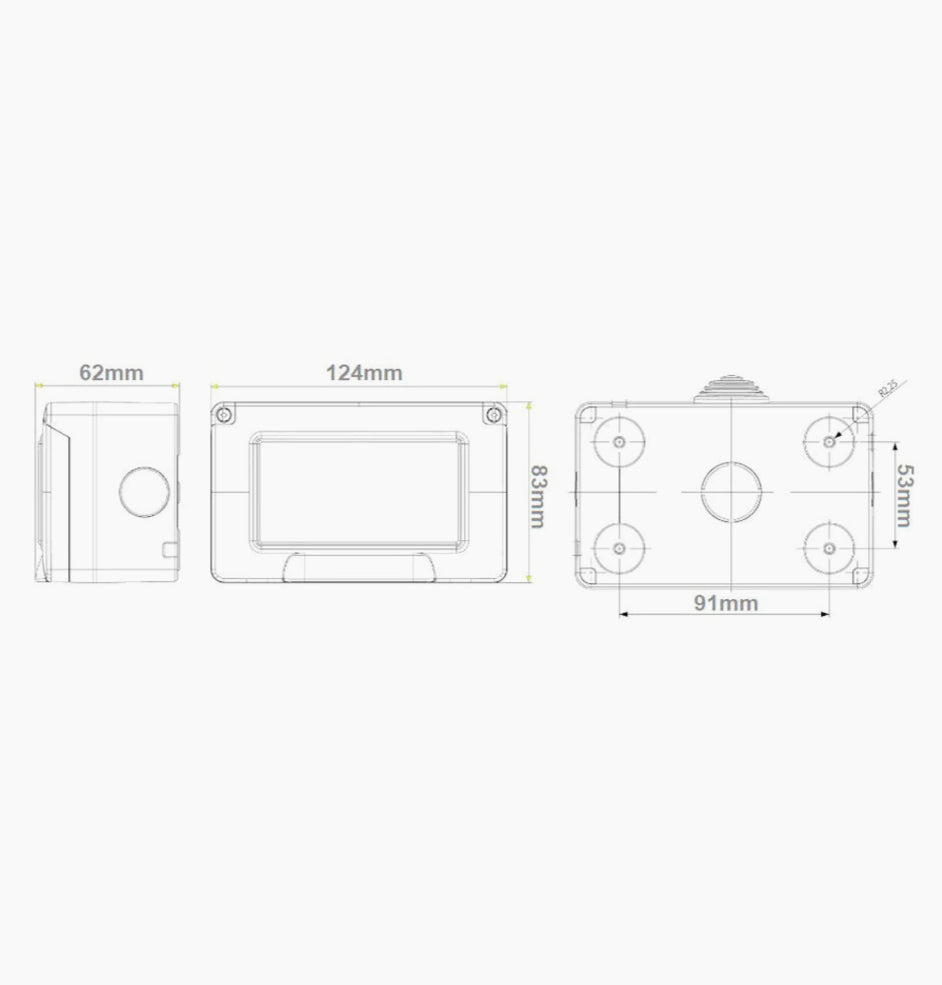Cassetta Idrobox coperchio 2/3/4 posti – Vimar, IP55, piana - ambraled