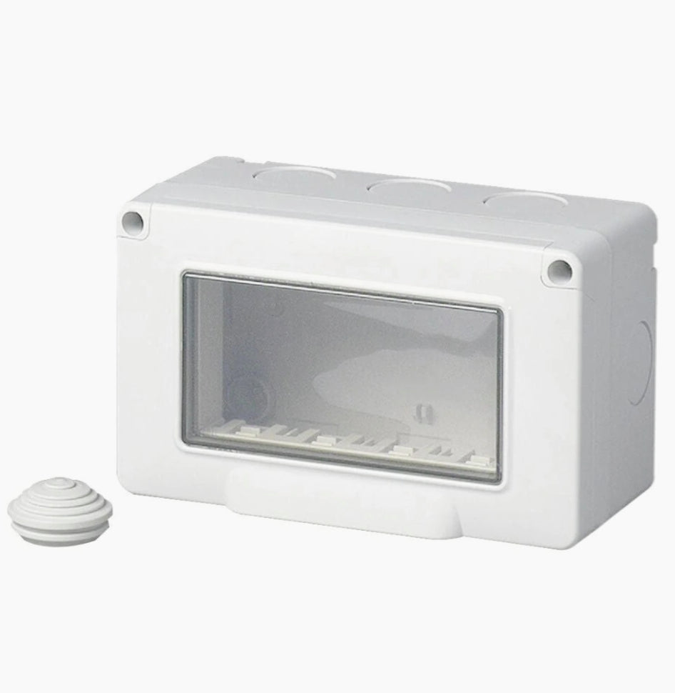 Cassetta Idrobox coperchio 2/3/4 posti – Vimar, IP55, piana - ambraled