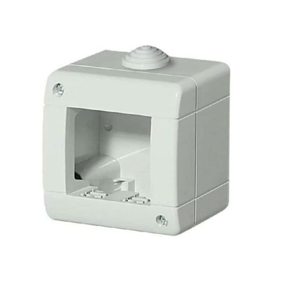 Custodia idrobox 2/3/4 posti – compatibile Vimar Plana IP40 - ambraled