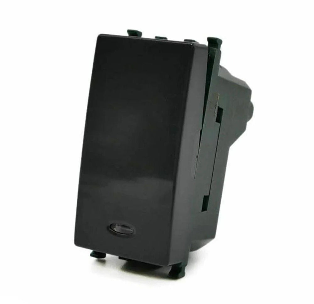 Deviatore bipolare 2P 16AX 250V – compatibile Vimar Plana - ambraled