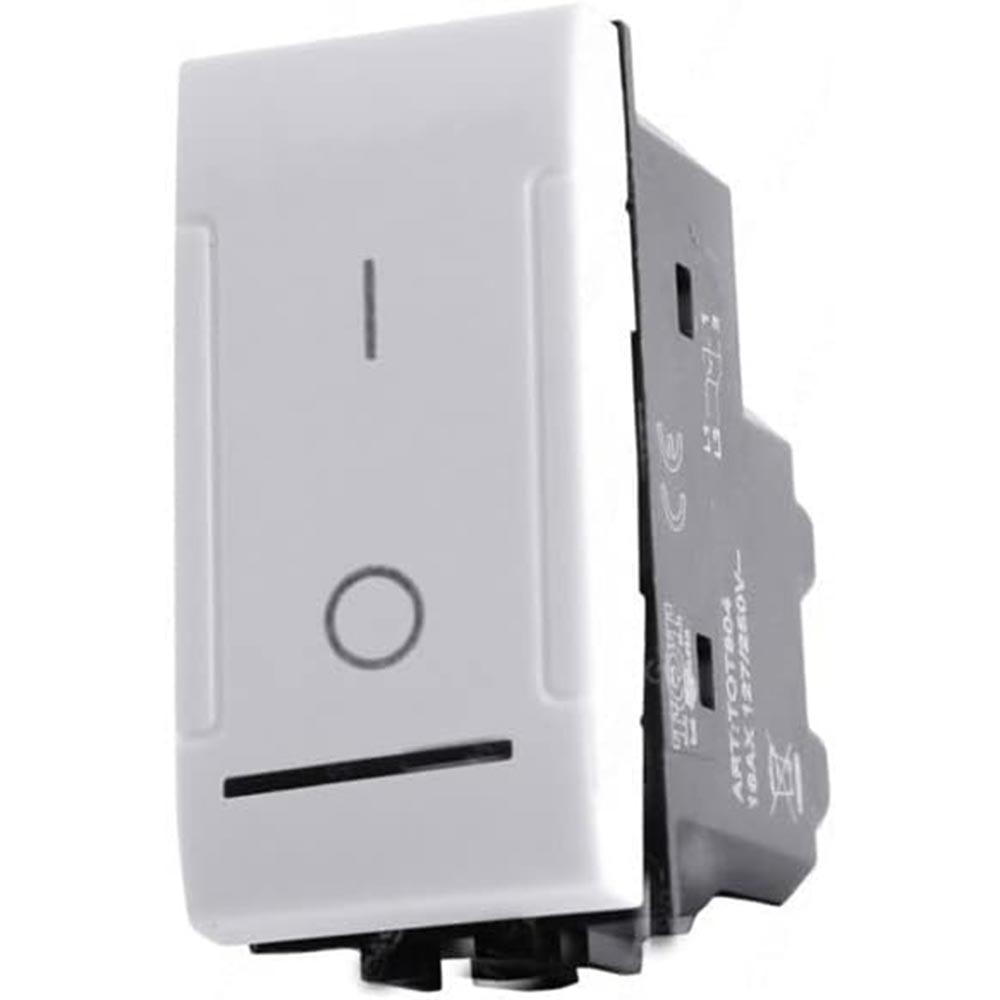 Interruttore bipolare 16A 250V – compatibile Living Light International Air - ambraled