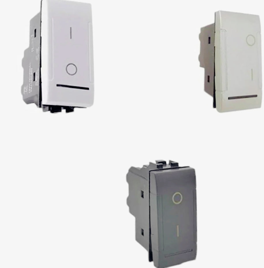Interruttore bipolare 16A 250V – compatibile Living Light International Air - ambraled