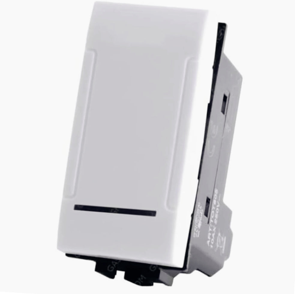 Pulsante unipolare 10A 250V con relè – Compatibile Living Light International Air