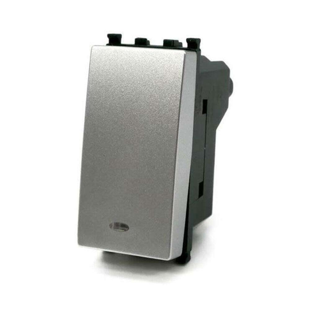 Interruttore unipolare 16AX 250V – compatibile Vimar piano luce - ambraled