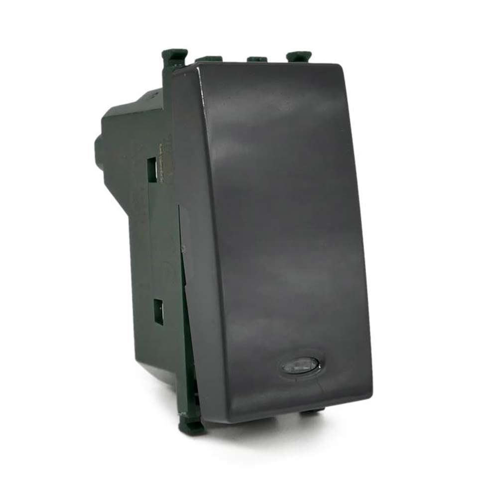 Interruttore unipolare 16AX 250V – compatibile Vimar piano luce - ambraled