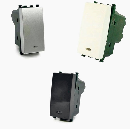 Interruttore unipolare 16AX 250V – compatibile Vimar piano luce - ambraled