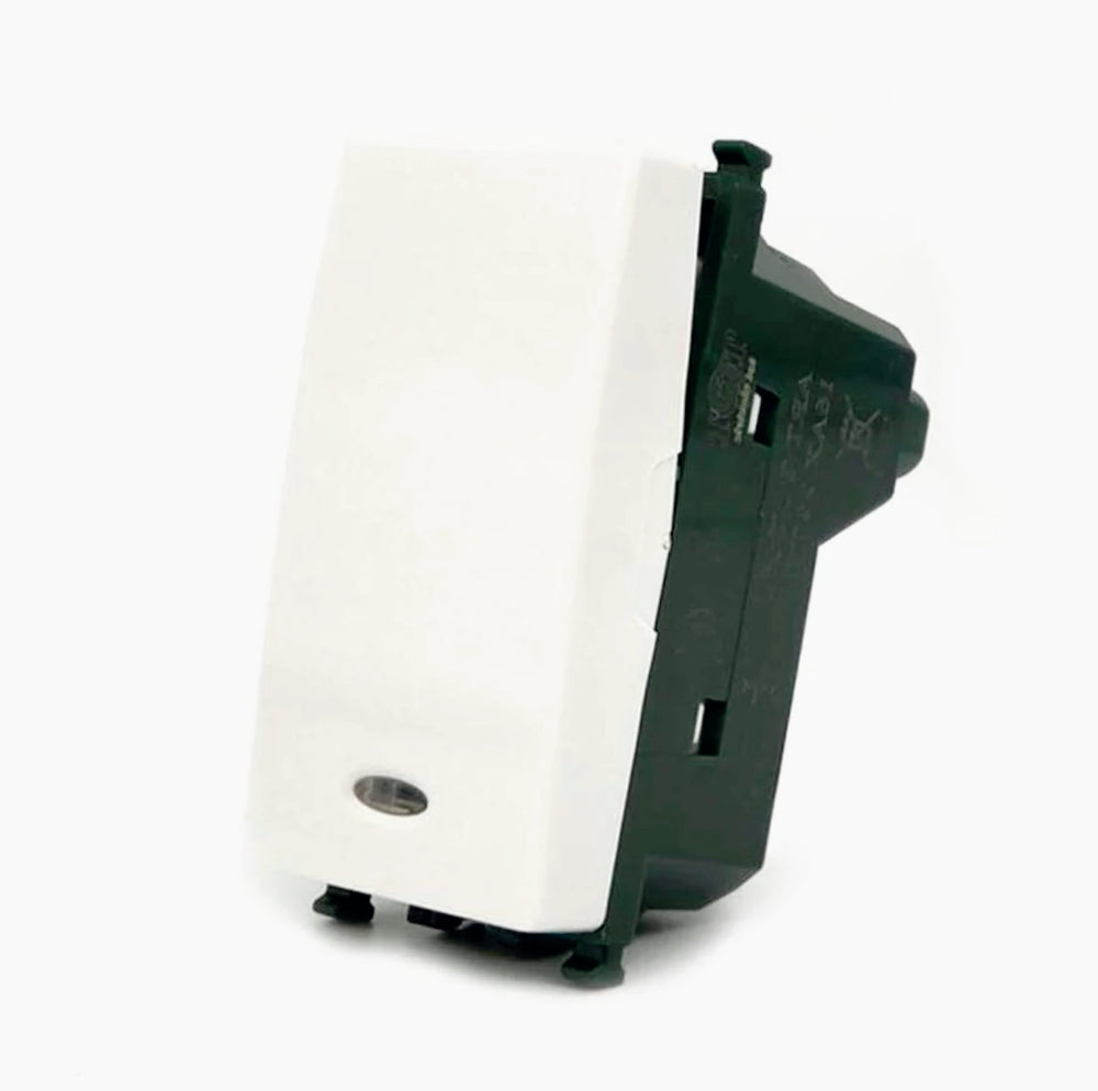 Interruttore unipolare 16AX 250V – compatibile Vimar piano luce - ambraled