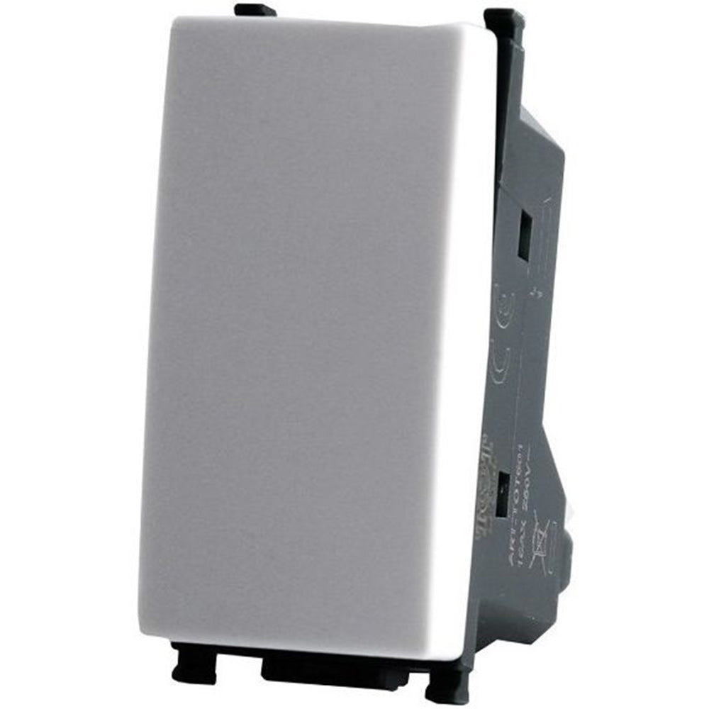 Interruttore unipolare 1P 16AX 250V – adatto a quadri Vimar piano - ambraled