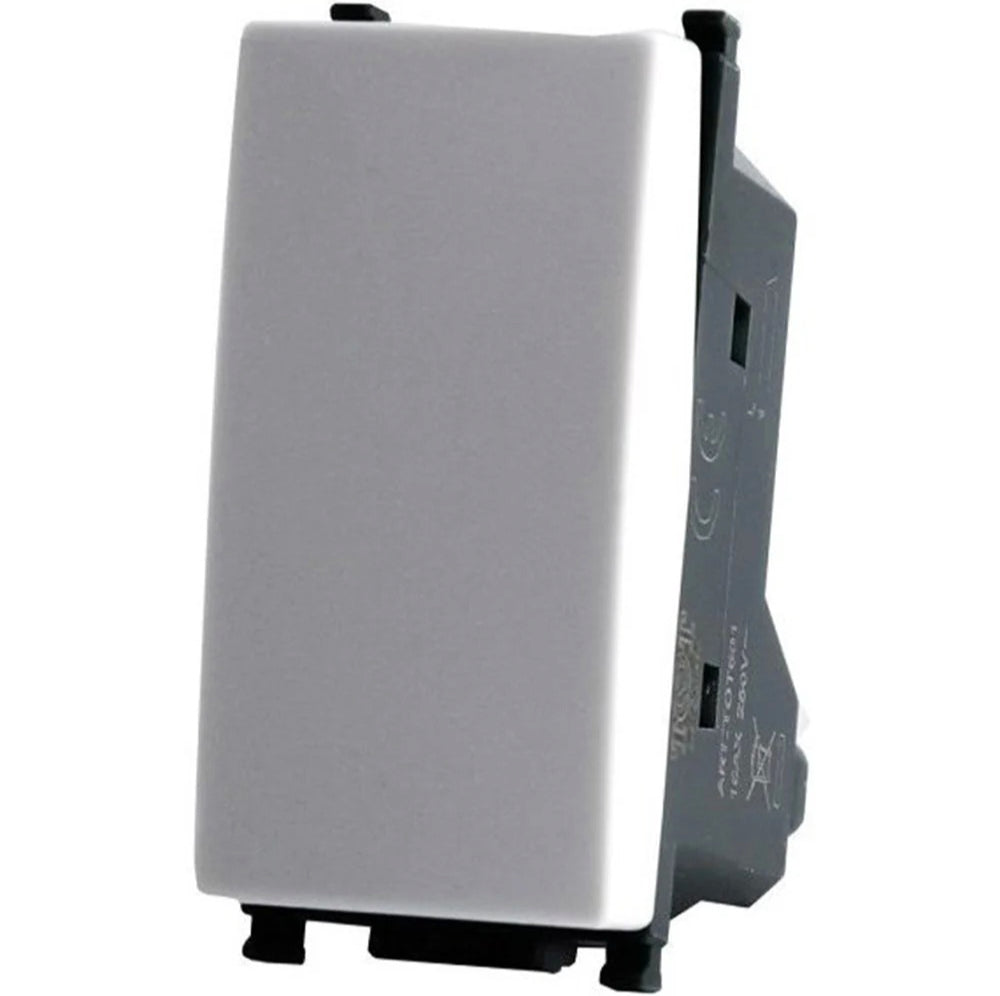 Interruttore unipolare 1P 16AX 250V – adatto a quadri Vimar piano - ambraled