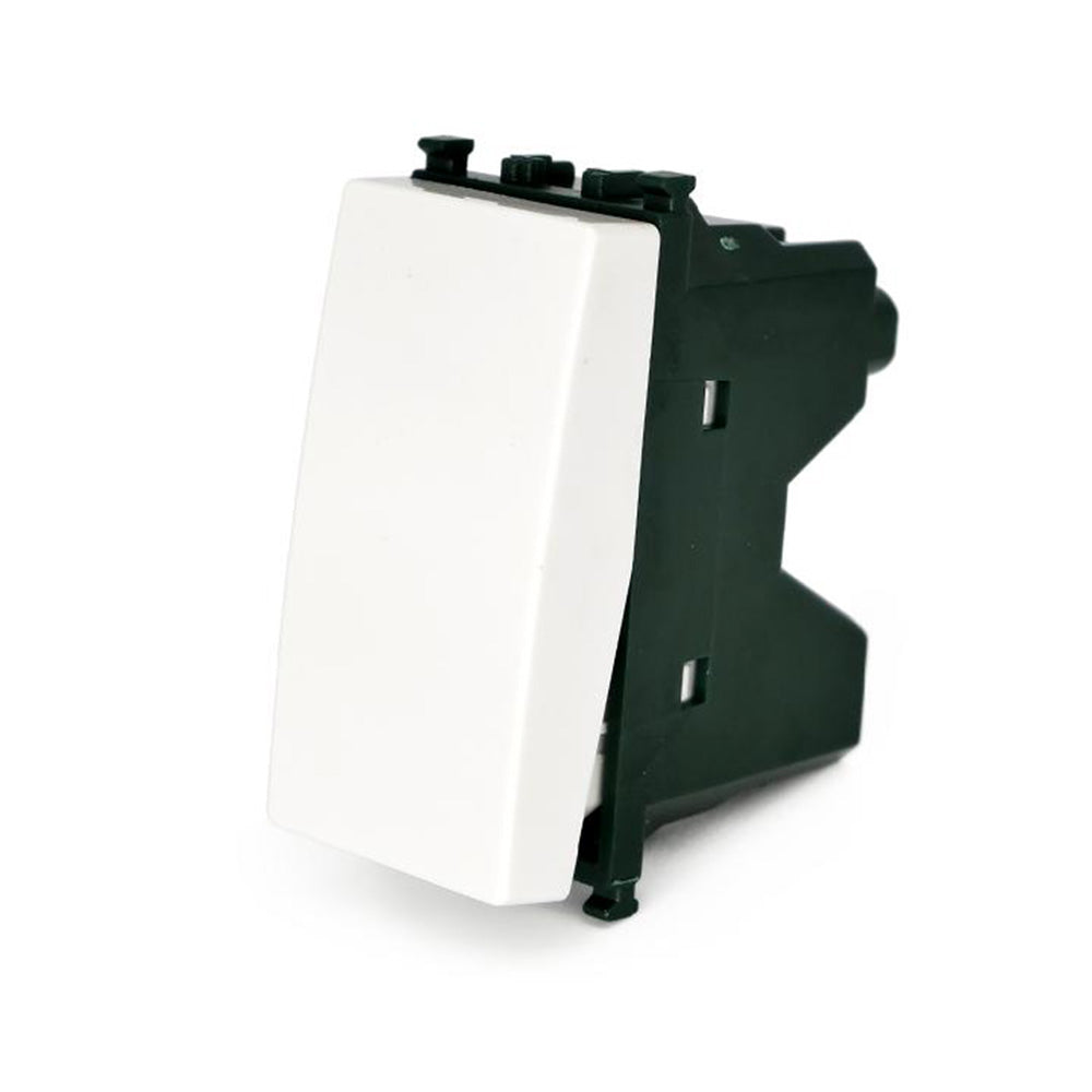 Pulsante unipolare 10A 250V – Compatibile Vimar, pulsante piano con relè