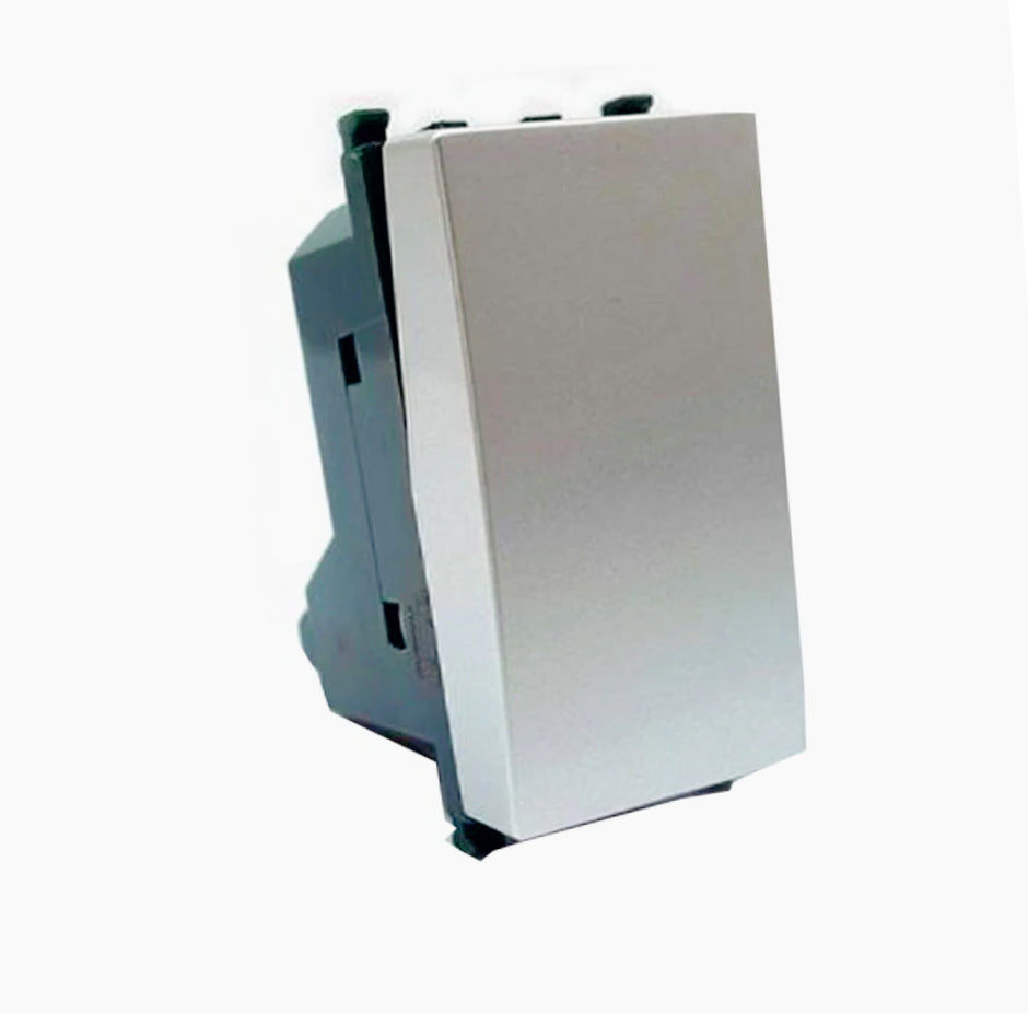 Pulsante unipolare 10A 250V – Compatibile Vimar, pulsante piano con relè