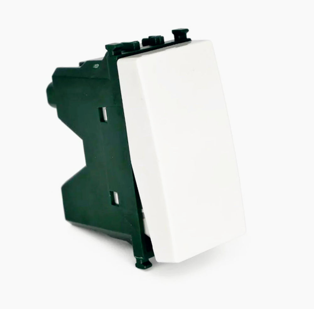 Pulsante unipolare 10A 250V – Compatibile Vimar, pulsante piano con relè