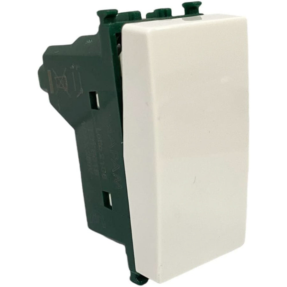 Interruttore 2P 16AX 250V – compatibile con pulsanti Vimar piano - ambraled