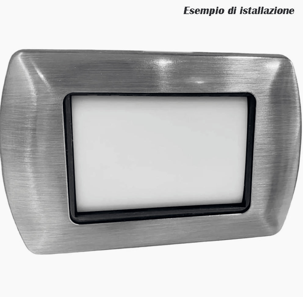 Luce segnapasso LED 5W – IP65 503 Vimar piana - ambraled