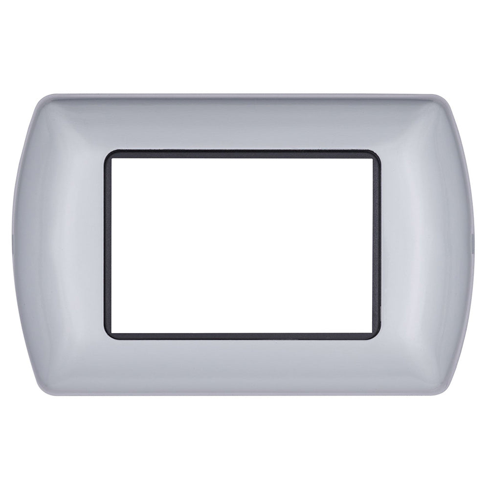 Placchetta grigio chiaro 3-7 posti compatibile living international - ambraled