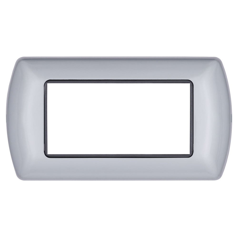 Placchetta grigio chiaro 3-7 posti compatibile living international - ambraled