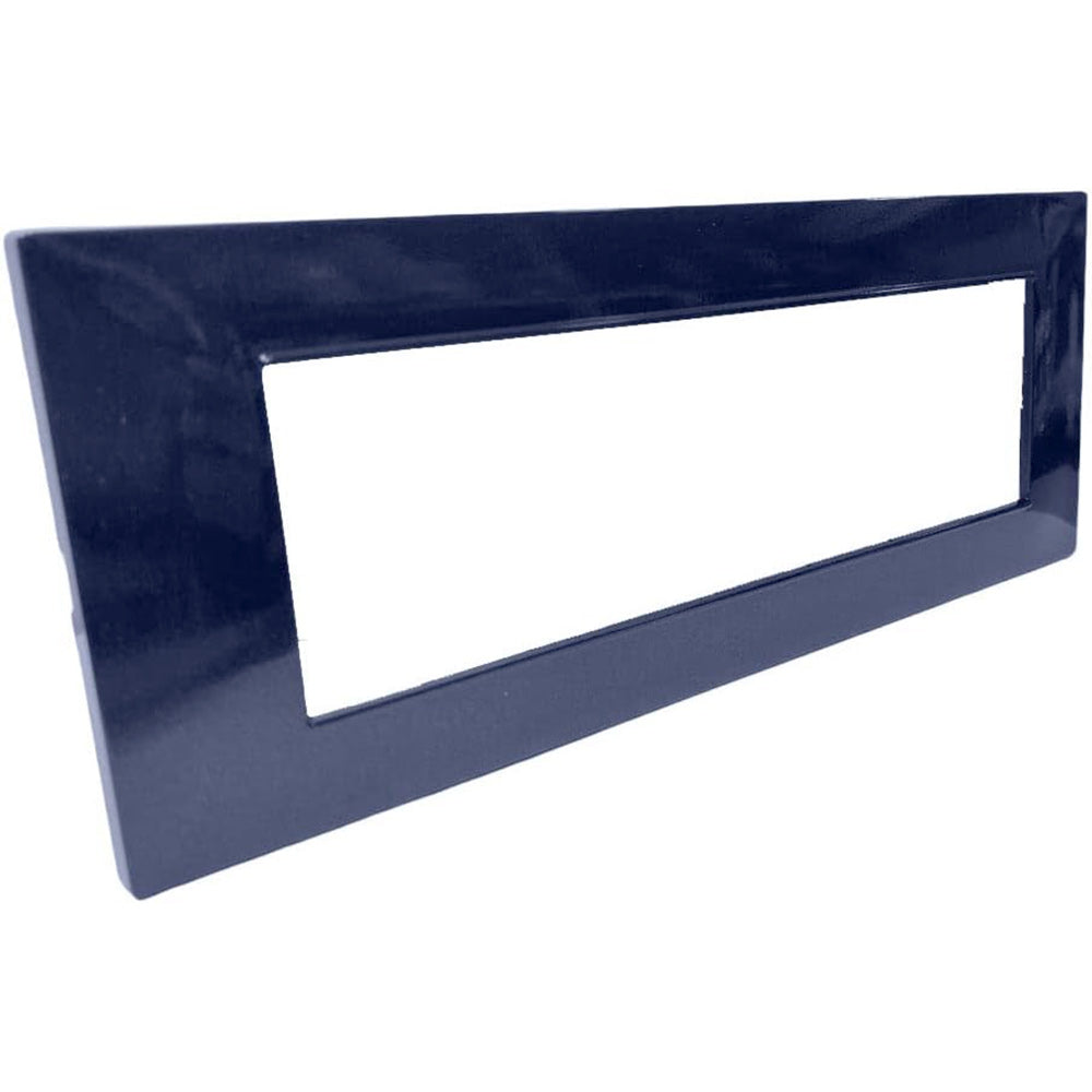 Placchetta 3 4 7 posti blue navy compatibile con vimar plana - ambraled