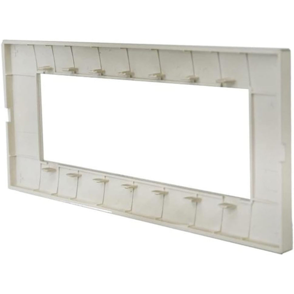 Placchetta 3 4 7 posti champagne compatibile con vimar plana - ambraled
