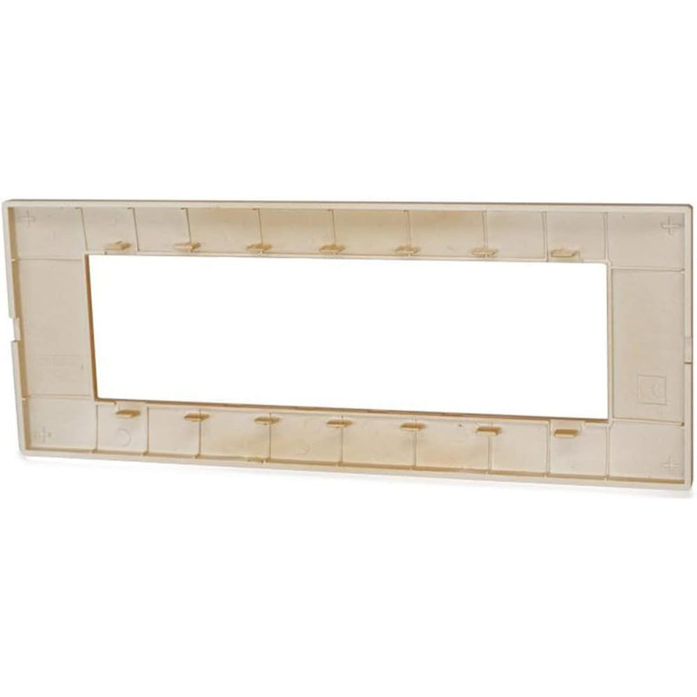 Placchetta 3 4 7 posti corallo compatibile con vimar plana - ambraled