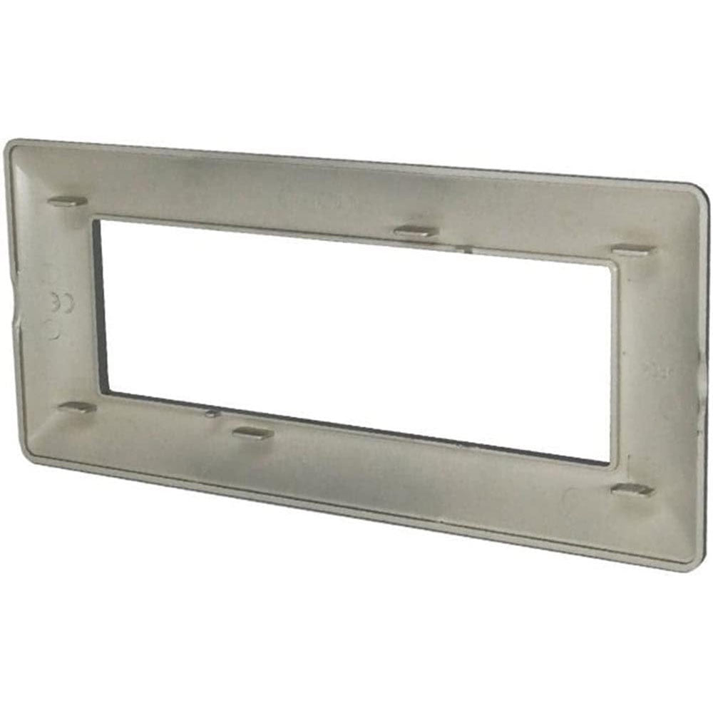 Placchetta 3 4 7 posti nero compatibile con matix - ambraled