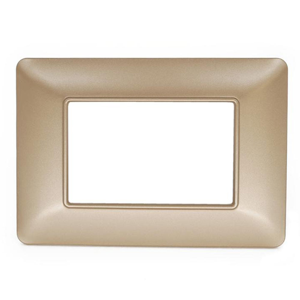 Placchetta 3 4 7 posti sabbia compatibile con matix - ambraled