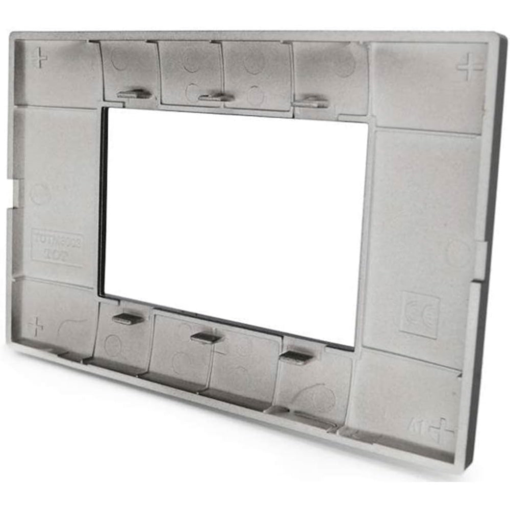 Placchetta 3 4 7 posti testa di moro compatibile con vimar plana - ambraled