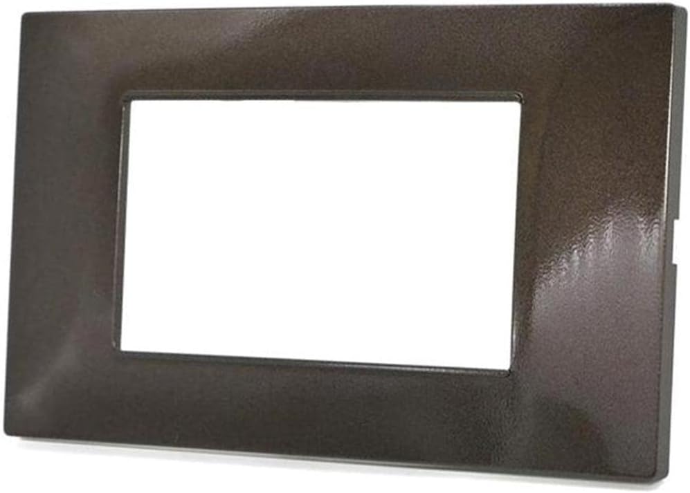 Placchetta 3 4 7 posti testa di moro compatibile con vimar plana - ambraled