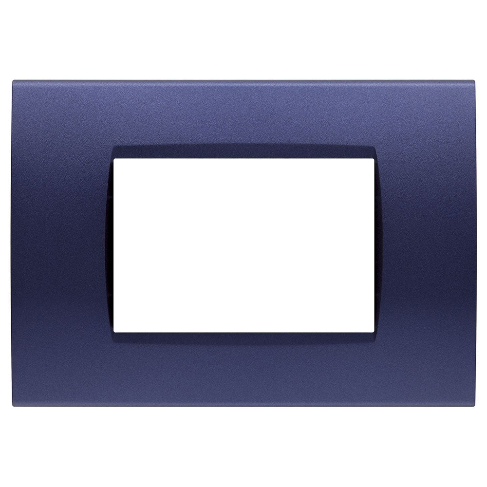 Placchetta blu navy 3-7 posti compatibile living light cassetta 503 - ambraled