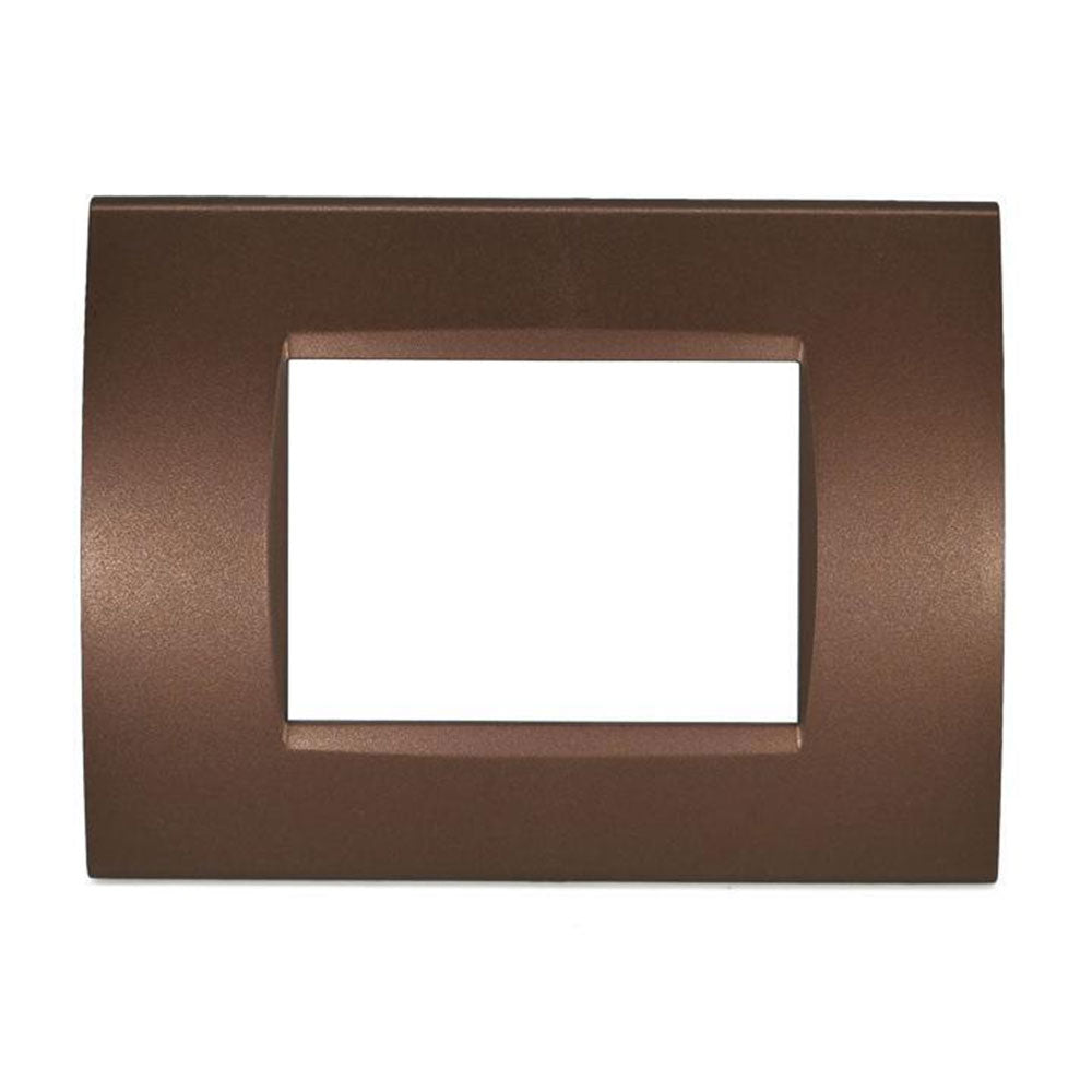 Placchetta bronzo 3-7 posti compatibile living light cassetta 503 - ambraled