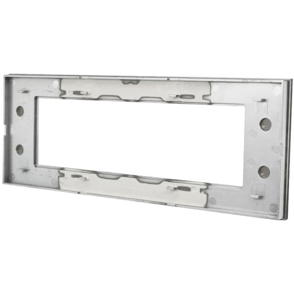 Placchetta in vetro nera 3-7 posti compatibile living light 503 - ambraled