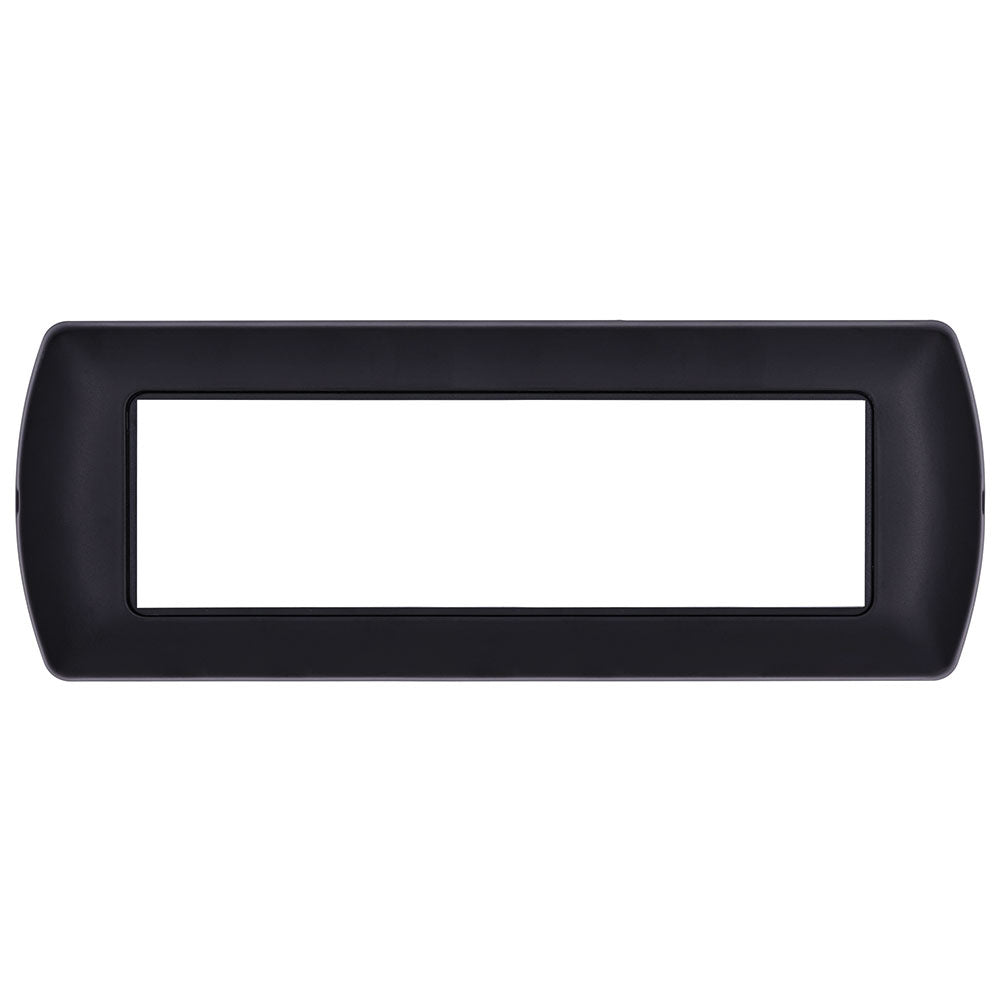 Placchetta nera 3-7 posti compatibile living international 503 - ambraled