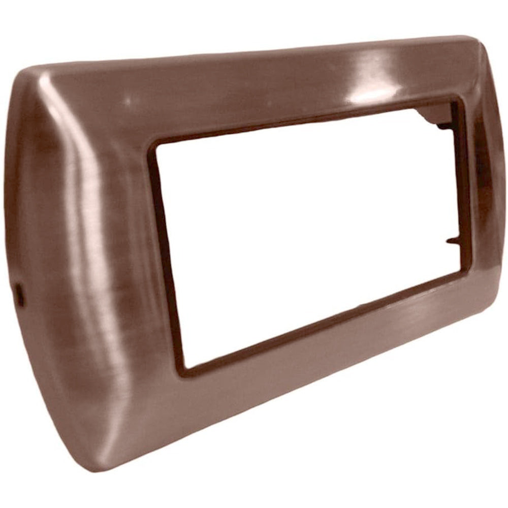 Placchetta rame 3-7 posti compatibile living international - ambraled
