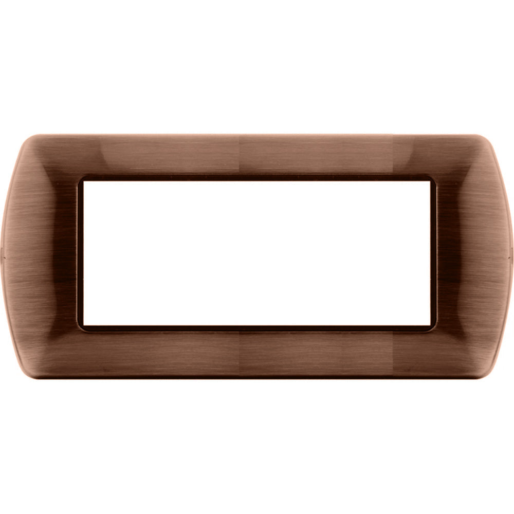 Placchetta rame 3-7 posti compatibile living international - ambraled